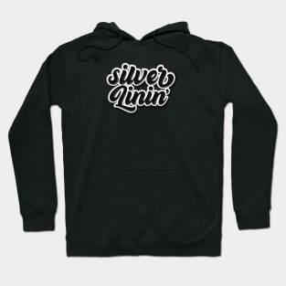 Silver Lining Typography Design Hoodie